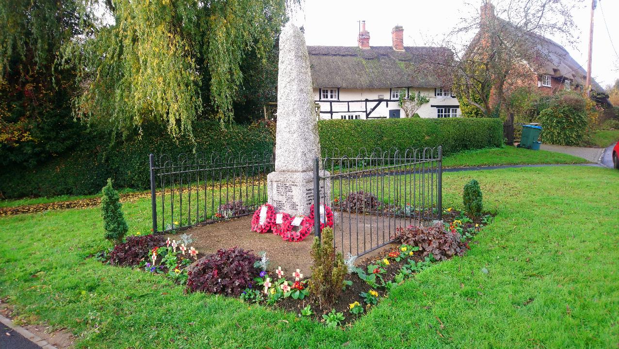 This is a picture of the War Memorial on Main Street